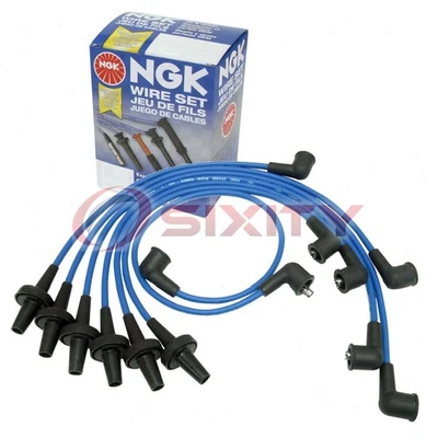 Juego de cables de bujía NGK de 1 pieza para Ford E-200 Econoline 1969-1974 3,9 L 4,9 L L 6 za Foto 1 de 4