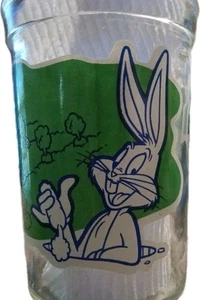 Welch's 1994 Looney Tunes Collector 1 Series Bugs Bunny Glass Jelly Jar - Picture 1 of 3