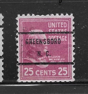 North Carolina Bureau Precancels - Grensboro 71 - 25c Prexie - Picture 1 of 1