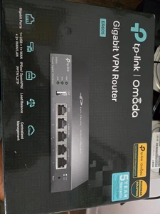 TP-Link ER605 Omada Gigabit Multi-WAN VPN Router TL-R605 - Zdjęcie 1 z 3