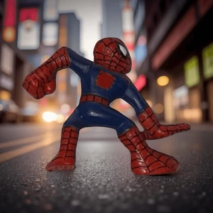 Playskool Spider-Man Marvel Super Hero Squad 2007 figura adorno de pastel B21 - Imagen 1 de 6