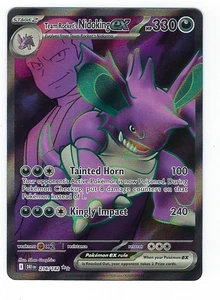 #216/182 Team Rocket's Nidoking ex Holofoil | SV10: Destined Rivals casi como nuevo - Imagen 1 de 2