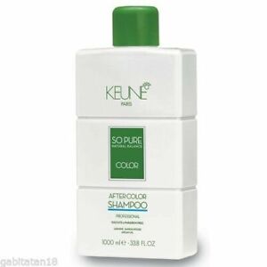 Keune So Pure After Color Shampoo 1 Liter 33.8oz Sulfate & Faraben 