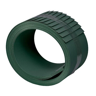 10x 2,52m Doppelstabmattenzaun PVC 3/6mm Rillen Sichtschutz Sichtschutzstreifen - Bild 1 von 4