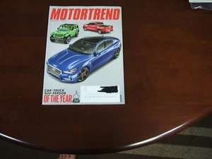 Motortrend Magazine~ January 2019 ~Car, Truck, SUV, Person of the Year 2019 - Picture 1 of 2
