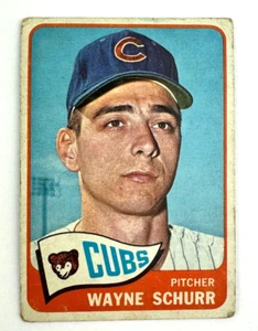 Wayne Schurr 1965 Topps #149 Chicago Cubs - Low Grade - Picture 1 of 2