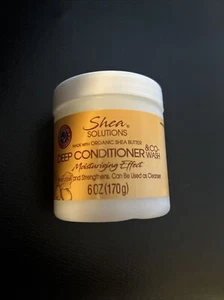 Shea Solutions Deep Conditioner Moistening Effect 6oz Organic Shea Butter - Picture 1 of 2