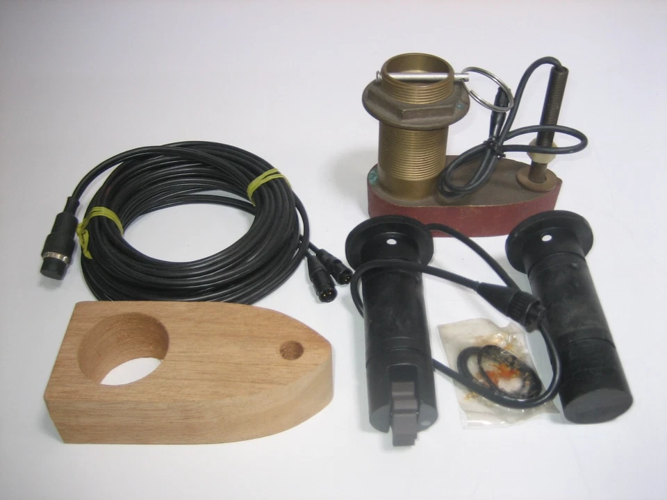 Si-tex NEW Sitex 120khz Dual Stem Transducer f/SVS CVS Units - 8 Pin Fuji - Image 1 of 4