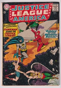 1964 DC COMICS JUSTICE LEAGUE OF AMERICA #31 IN VG+ CONDITION HAWKMAN JOINS JLA - Picture 1 of 1