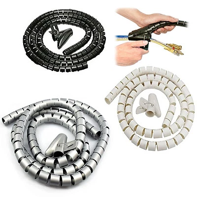 Organising Kit With Feeder 25mm Large Cable Wire Tidy Wrap PC Home Cinema TV - Image 1 of 4