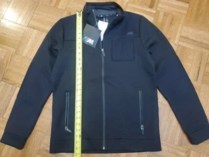 BMW Genuine Mens M Neoprene-Look Sweat Jacket - Black - Size Small Brand NEW - Picture 1 of 5