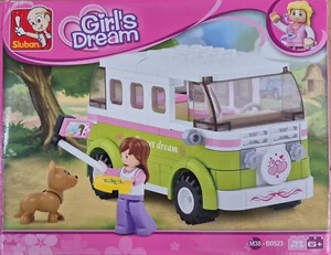 Sluban – GIRLS DREAM  B0523   158pcs  6+ Kids SET van caravan - Picture 1 of 2