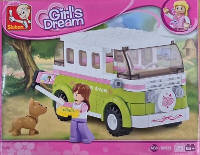 Sluban – GIRLS DREAM  B0523   158pcs  6+ Kids SET van caravan - Image 1 of 2