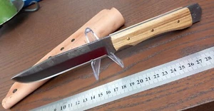 Hunting Messer File Rasp custom coltello Knife Couteau Navaja Collezione - Foto 1 di 5