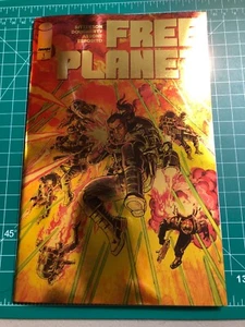 Free Planet #1, variante de lámina exclusiva de fantasía de cuatro colores, casi nuevo 9,4, primera impresión, 2025 - Imagen 1 de 1