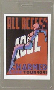 Billy Idol backstage pass Laminated Charmed '90-'91 - Picture 1 of 1