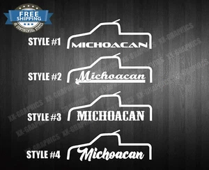 Michoacan Truck Decal Sticker Graphic michoacano aguacateros terre pueblo Mexico - Bild 1 von 3