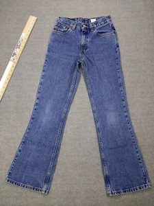 Levi’s 517 Youth 14 Reg Blue Jeans Stretch Bootcut Vintage 100% Cotton Heavy Y2K - Picture 1 of 12