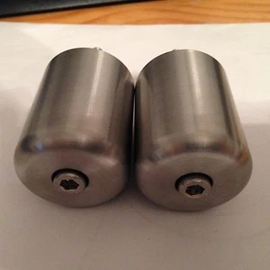 HVMP Stainless Bar End Weights Honda CBR250R & CBCBR250R Repsol...(15.3 oz each) - Foto 1 di 3