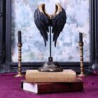Ciemne skrzydła anioła czarno-złote gotyckie upadłe wróżki dekoracja figurka prezenty Nemesis teraz