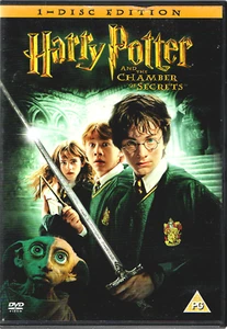 Harry Potter and the Chamber of Secrets - Kids DVD -PG Rated - Fantasy, Good - Picture 1 of 2