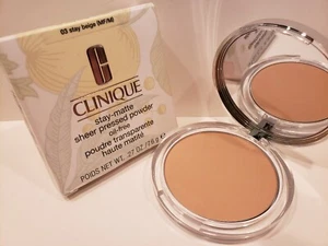 Clinique ~ Stay Matte Sheer Pressed Powder ~ #03 Stay Beige~0.27 oz ~ NIB - Picture 1 of 1