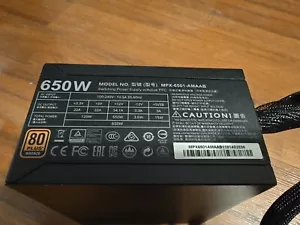 Cooler Master MPX-6501-AMAAB 650W 80 Plus Power Supply - Picture 1 of 5