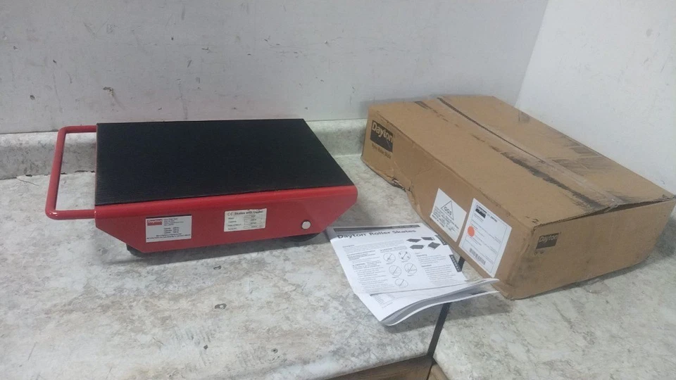 Rodillo de máquina Dayton 2MPR9 17 pulgadas placa superior L 2.200 lb capacidad de carga Foto 1 de 4