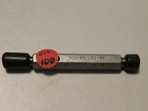 .500-40 UNS-3B - (1/2) MEDIDOR DE ENCHUFE DE ROSCA - GO .4838 NO GO .4869 - Imagen 1 de 1