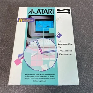 Atari ST An Introduction to Spreadsheet Management Software With Manual - Boxed - Picture 1 of 4