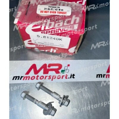 Kit 2 Bulloni Camber anteriore Fiat Panda MK2 Punto MK1 MK2 GT Eibach 5.81240K - Image 1 of 2