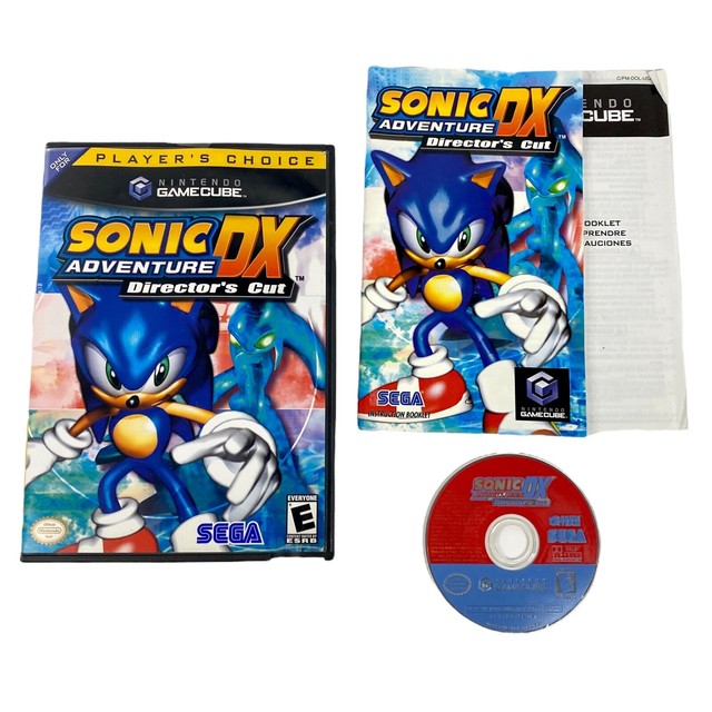 Sonic Adventure DX: Director's Cut (Nintendo GameCube, 2003) Complete CIB  TESTED