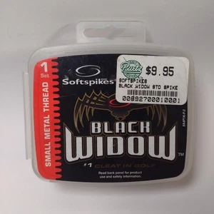 Botines de golf Softspikes Black Widow 22 pequeños de repuesto con rosca de metal - Imagen 1 de 7