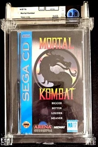Mortal Kombat Sega CD Factory Sealed WATA Graded 8.0 B+ Rare Graded Video Game - Picture 1 of 5