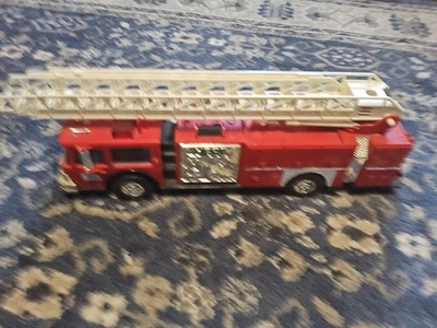 De colección 1986 Hess Juguete Camión de Bomberos Banco Oro Parachoques Placa Trasera Caja Inserto Amerada Foto 1 de 4