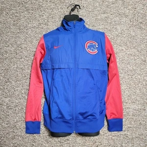 Nike Bsbl Chicago Cubs Jacke Herren Small Full Zip gesticktes Logo Colorblock  - Bild 1 von 9