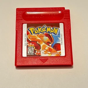 Cartucho De Colección Pokemon Rojo Versión Nintendo Gameboy Color Auténtico Probado Solo - Imagen 1 de 9