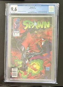 1992 Spawn #1 Kiosk Variante 1:100 CGC 9.6 sehr schön! Kristallklares Etui! - Bild 1 von 1