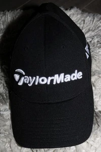 TAYLORMADE SIM TP5 ADULT MENS GOLF HAT A-FLEX ADJUSTABLE CAP BLACK S/M NEW - Picture 1 of 5