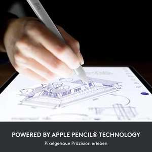 Logitech Crayon - Stylus Pen - Geschikt voor iPad - USB C - Zilver - Afbeelding 1 van 6