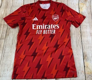 Adidas Arsenal 2023 2024 Training Pre Match Jersey Shirt Soccer HZ2193 Medium - Picture 1 of 7