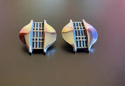 Pendientes David-Andersen Noruega Toril Bjørg Vintage Plata de Ley Mediados de Siglo Foto 1 de 4