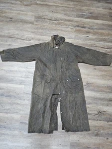 The Australian Outback Collection Duster Coat Mens Size Small Dark Brown USA - Picture 1 of 9