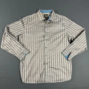 Camisa a cuadros Joseph A Banks para hombre con botones talla grande - Imagen 1 de 12