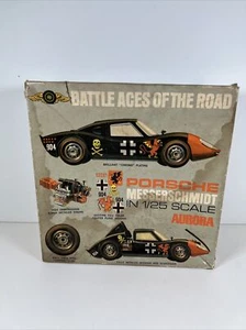 AURORA MODEL BATTLE ACES OF THE ROAD PORSCHE MESSERSCHMIDT SUPER RARE! “READ” - Picture 1 of 10