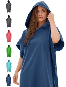 NirvanaShape ® Badeponcho | Surf Poncho f. Erwachsene | Bademantel Herren Damen - Bild 1 von 36