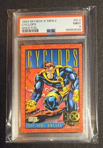Marvel 1993 - Cíclope - Skybox X-Men 2 - Lámina de oro - # G-2 - PSA 9 millas como nuevo - Imagen 1 de 5