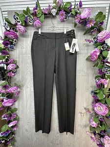 Sharagano Women’s Pants Size 8 Black NEW With Tags Stein Mart Slim Leg Career - Picture 1 of 17