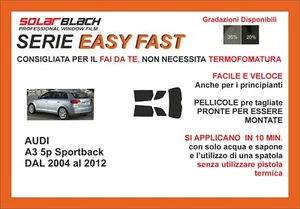 pellicole oscuranti vetri pre-tagliata  audi a3 5 p sportback dal 2005 al 2012 - Imagen 1 de 1