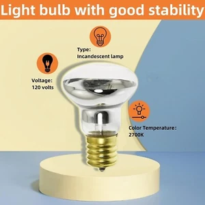 Replacement Lava Lamp Bulb E17 R39 30W Spotlight Screw in Reflector Globe Light - Picture 1 of 8